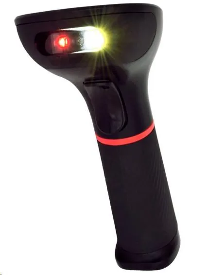 CCD 2D čtečka Virtuos HW-855A, bezdrátová, základna, USB, černá