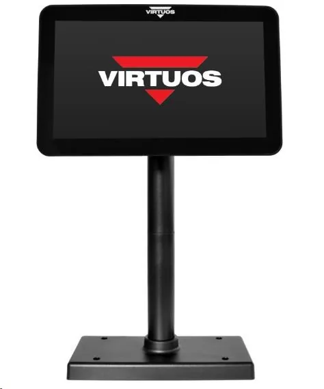 10,1" LCD barevný zákaznický monitor Virtuos SD1010R, USB, černý