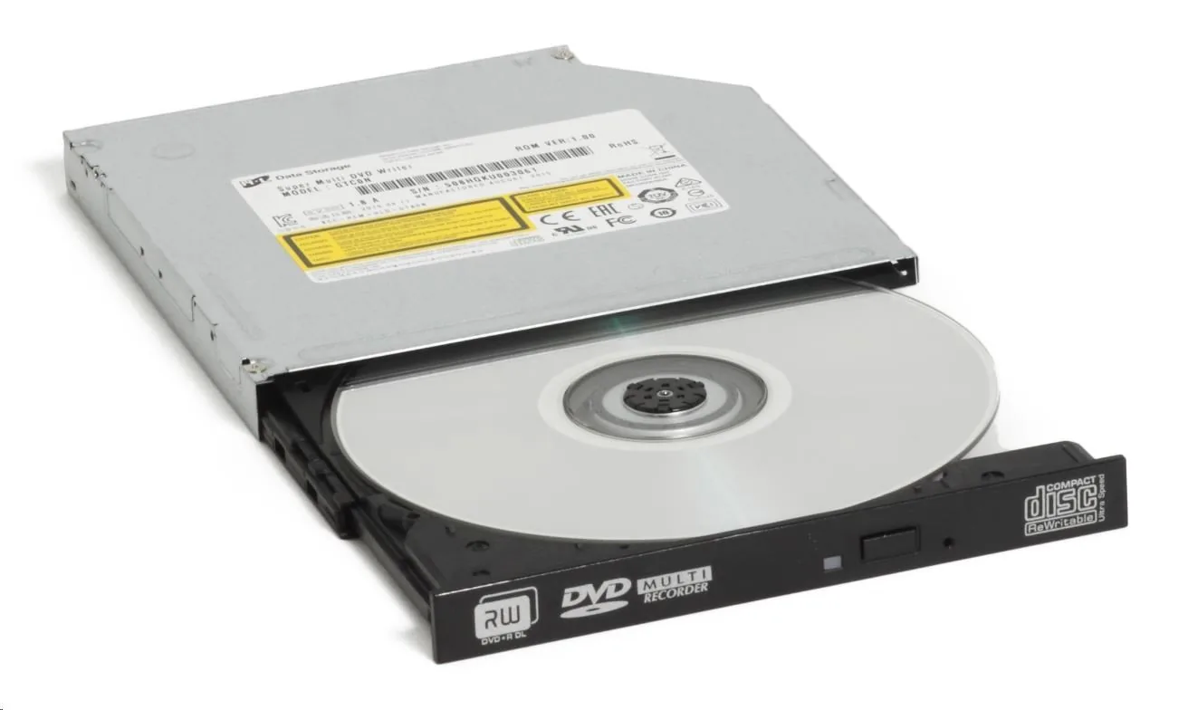 HITACHI LG - interní mechanika DVD-W CD-RW DVD±R ±RW RAM M-DISC GTC2N, Slim, 12.7 mm Tray, Black, bulk bez SW