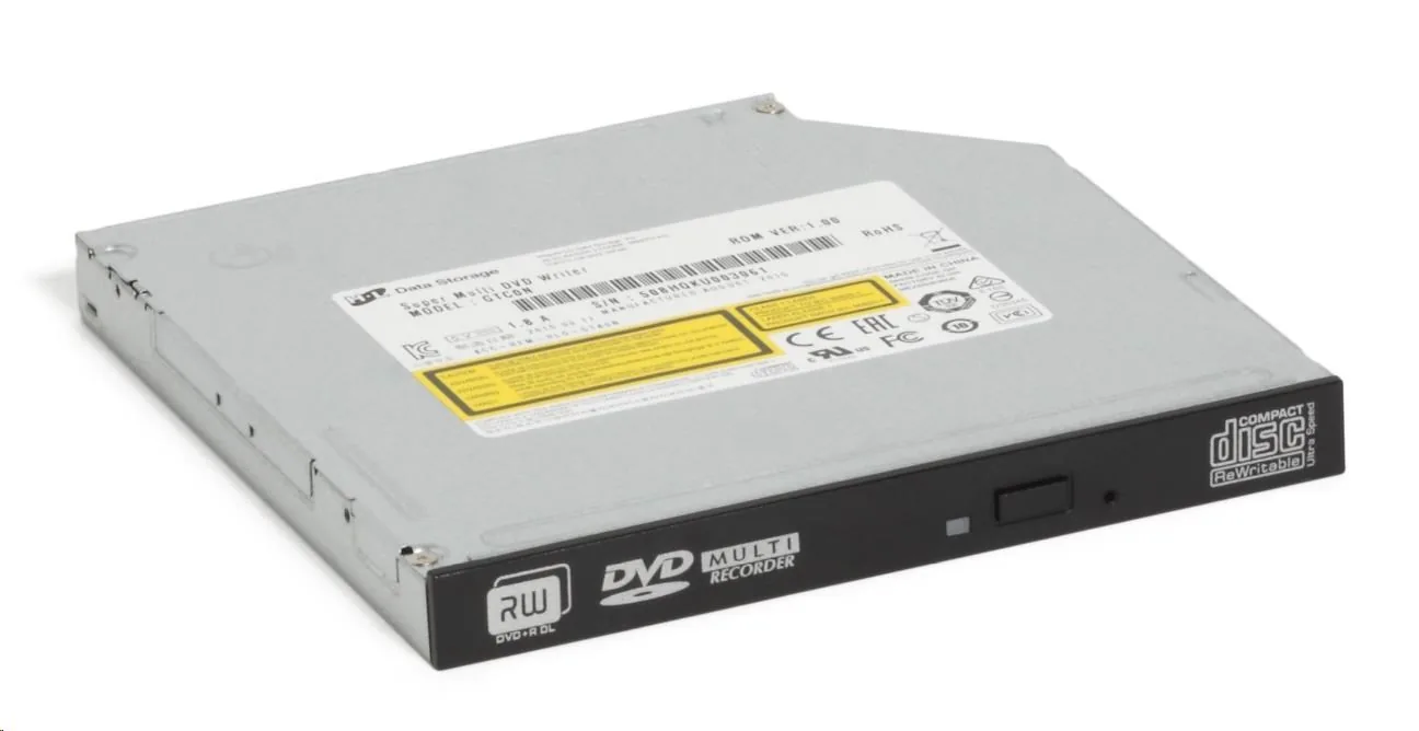 HITACHI LG - interní mechanika DVD-W CD-RW DVD±R ±RW RAM M-DISC GTC2N, Slim, 12.7 mm Tray, Black, bulk bez SW