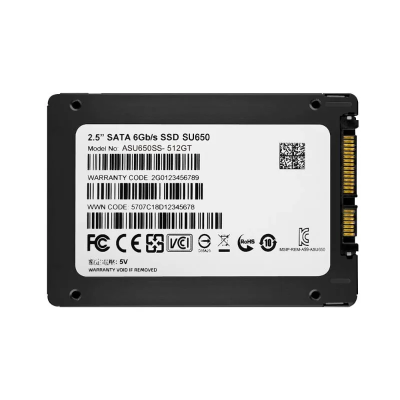 ADATA SU650/512GB/SSD/2.5"/SATA/3R