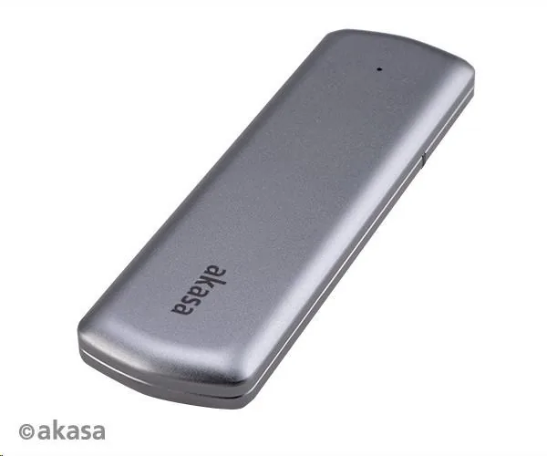 AKASA externí box pro M.2 SATA NVMe SSD, USB 3.2 Gen 2, 10Gb s, hliník