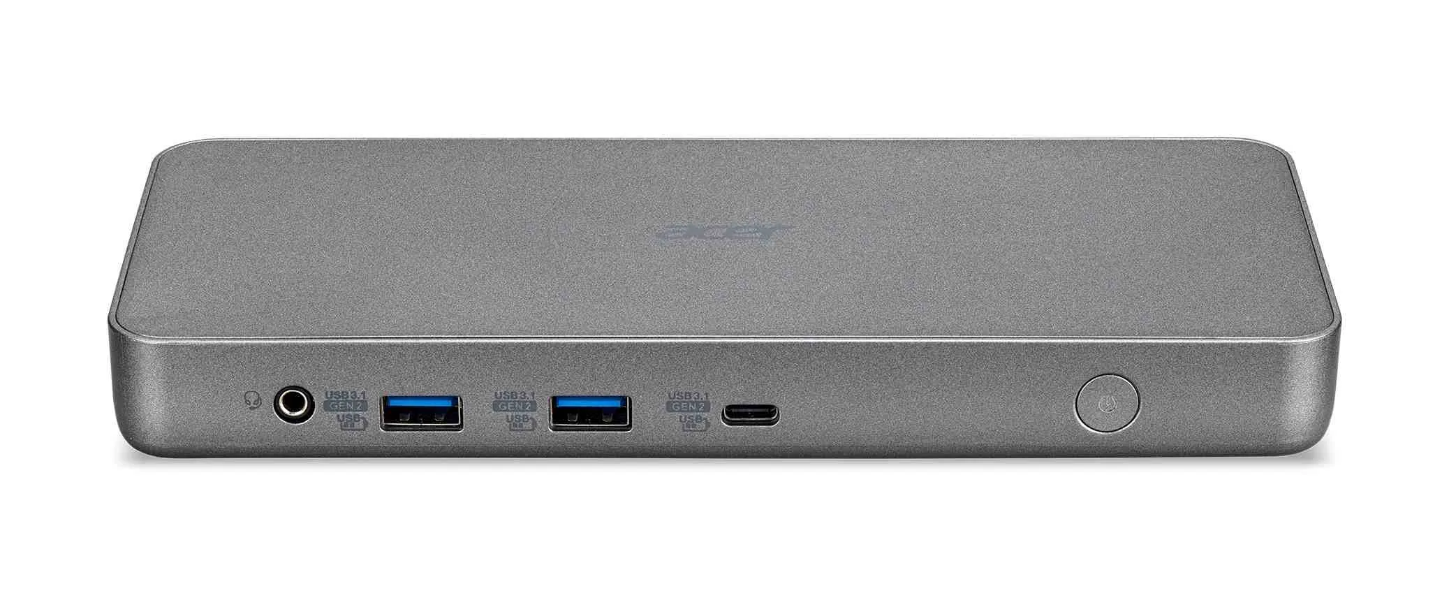 ACER USB Type-C Dock II D501 - 1xUSB-C (Up Stream to NB), 2xUSB-A 3.1 Gen2,4xUSB-A 3.1 Gen1,1xDP 1.4 HDMI 2.0,1xRJ45