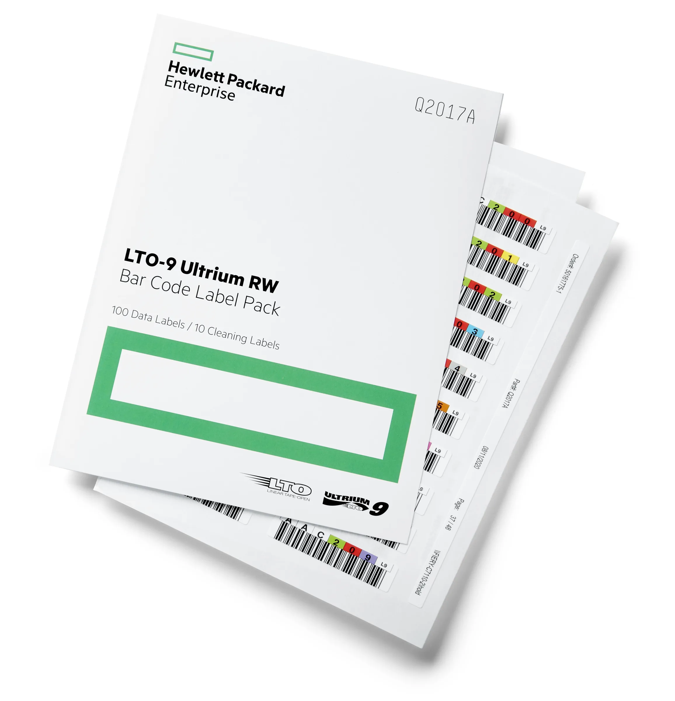 HPE LTO-9 RW Bar Code Label Pack