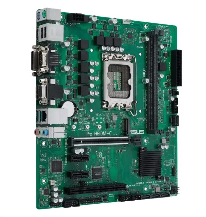 ASUS MB Sc LGA1700 PRO H610M-C-CSM, Intel H610, 2xDDR5, 1xDP, 1xHDMI, 1xDVI, 1xVGA, mATX