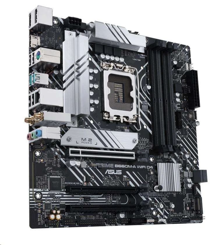ASUS MB Sc LGA1700 PRIME B660M-A WIFI DDR4, Intel B660, 4xDDR4, 1xDP, 2xHDMI, WI-FI, mATX