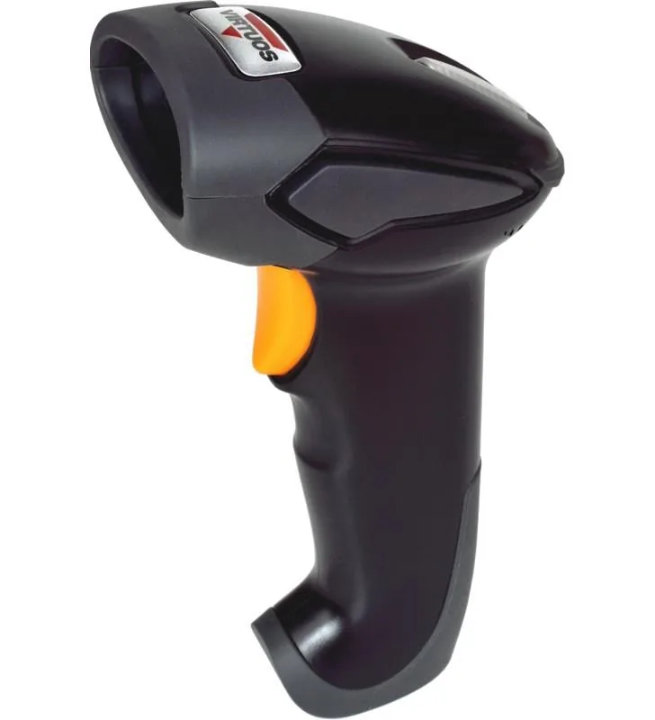 CCD čtečka Virtuos HW-311A, bezdrátová, základna, USB (klávesnice/RS-232 emulace), černá
