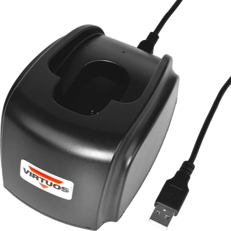 CCD čtečka Virtuos HW-311A, bezdrátová, základna, USB (klávesnice/RS-232 emulace), černá