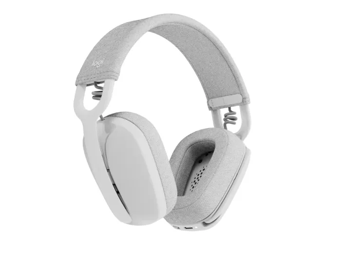Logitech Zone Vibe 100 - Náhlavní souprava - plná velikost - Bluetooth - bezdrátový - bělavá