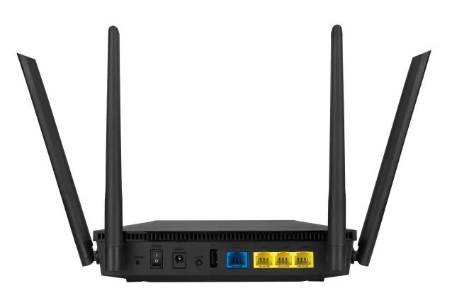 ASUS RT-AX52 (AX1800) Router, Dual Band WiFi 6, Extendable Router