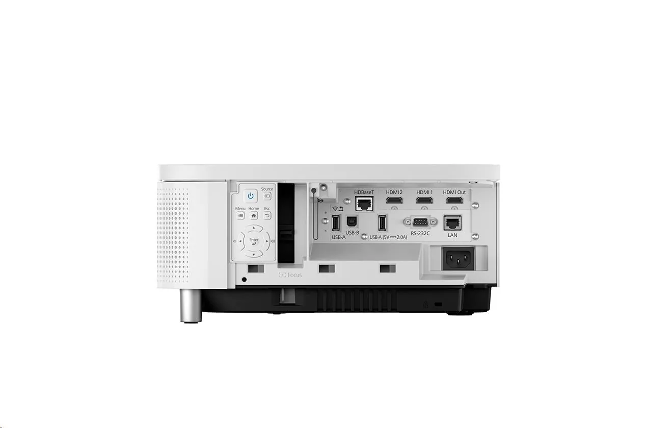 Epson EB-810E - 3LCD projektor - 5000 lumeny (bílá) - 5000 lumeny (barevný) - 16:9 - 4K - cocka s technologií super-ultra-short throw pro velmi krátkou projekcní vzdálenost - 802.11a/b/g/n/ac bezdrátový / LAN/ Miracast - bílá