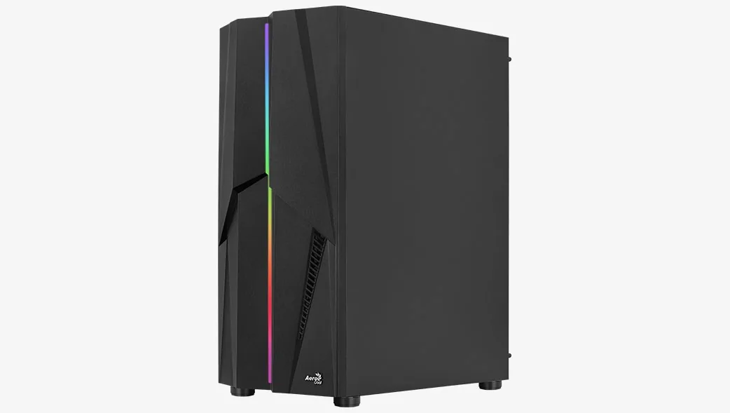 AEROCOOL skříň Mecha, Mid tower, 2x USB 3.0, 2x audio, bez zdroje