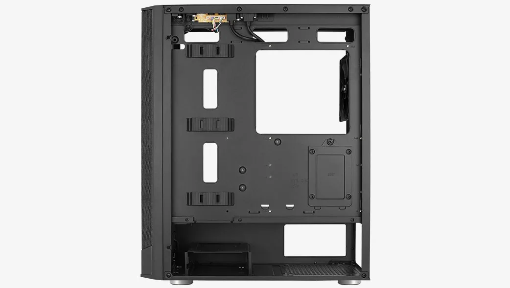 AEROCOOL skříň Prism, Mid tower, 2x USB 3.0, 1x USB 2.0, 2x audio, bez zdroje