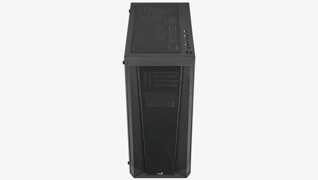 AEROCOOL skříň Prism, Mid tower, 2x USB 3.0, 1x USB 2.0, 2x audio, bez zdroje