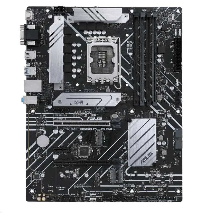 ASUS MB Sc LGA1700 PRIME B660-PLUS D4, Intel B660, 4xDDR4, 1xDP, 1xHDMI, 1xVGA