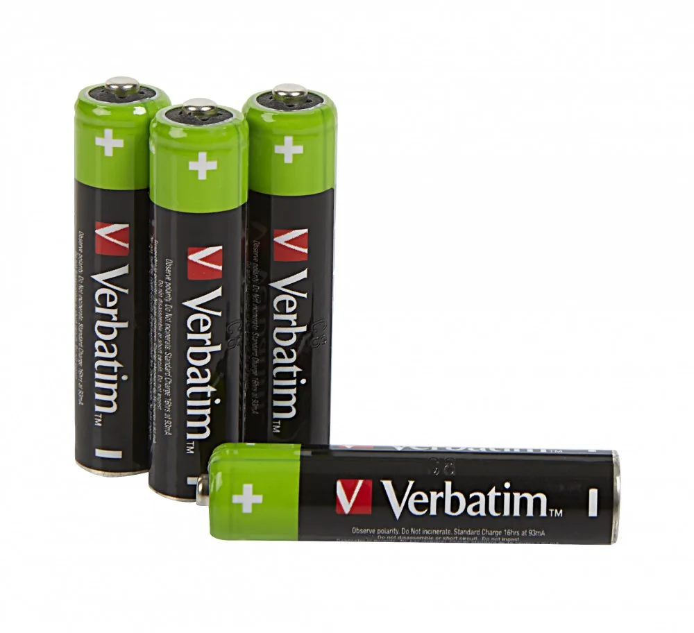 Verbatim Nabíjecí Ni-MH baterie AAA, 4-pack