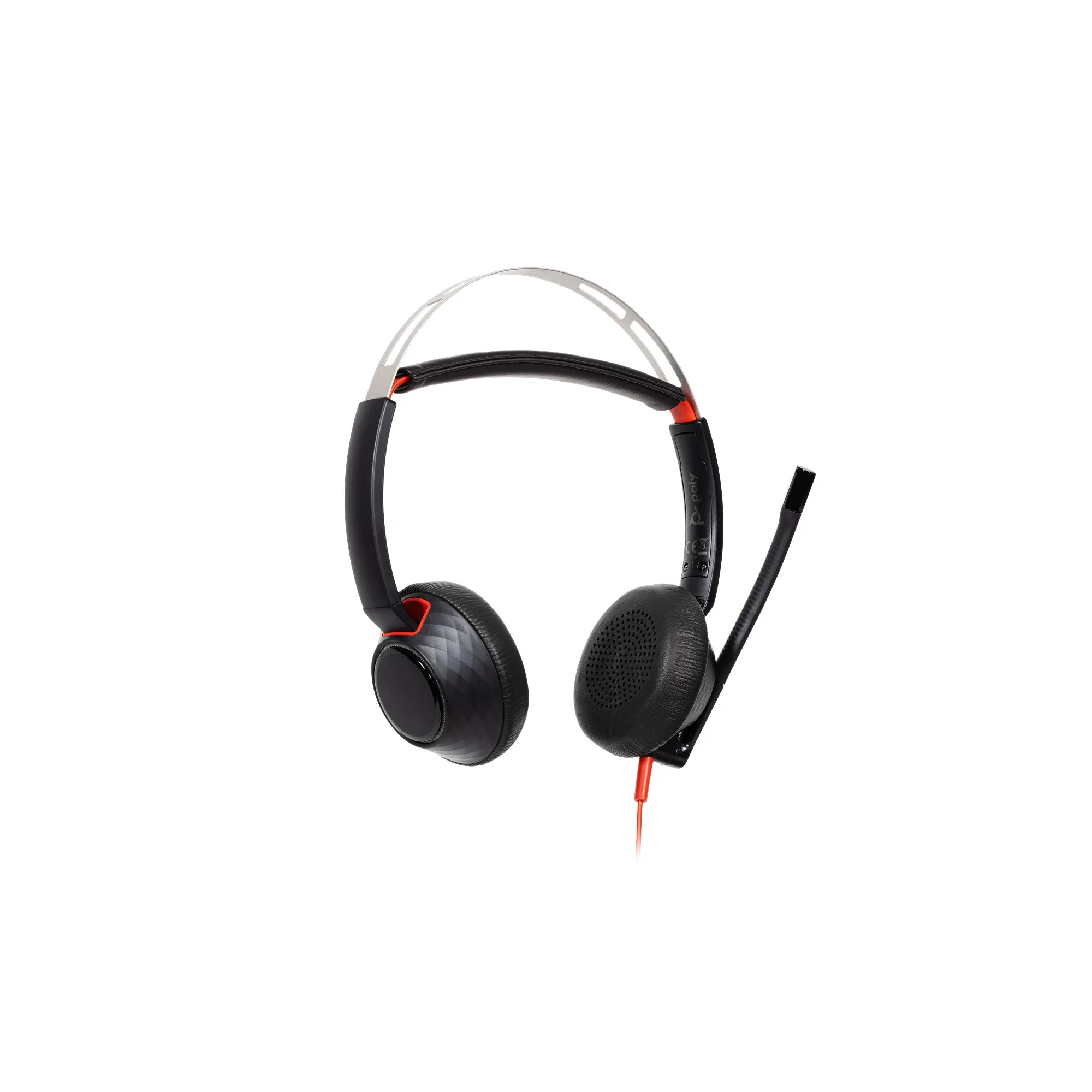 Poly Blackwire 5220 náhlavní souprava, 3.5 mm jack + USB-C A adaptér, stereo