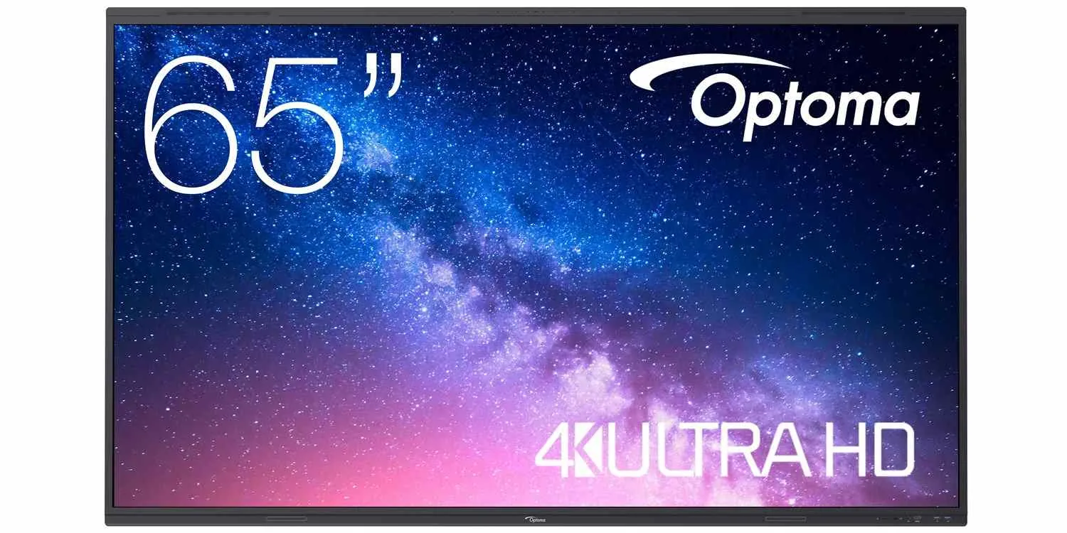 Optoma 5653RK IFPD 65" - interaktivní dotykový, 4K UHD, multidotyk 40prstu, Android 13, 8GB RAM 64GB ROM