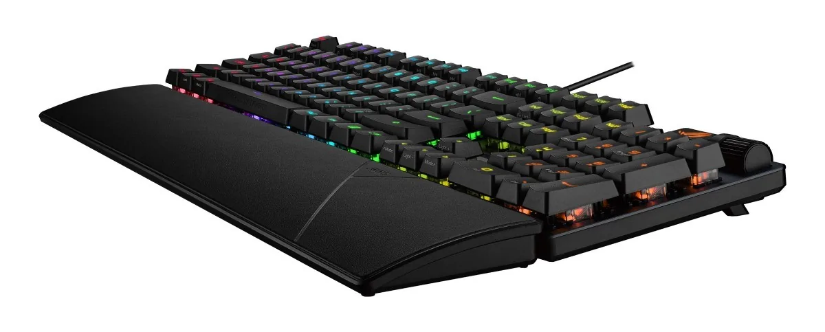 ASUS KB ROG STRIX SCOPE II (ROG RX RED PBT), mechanická, drátová, US