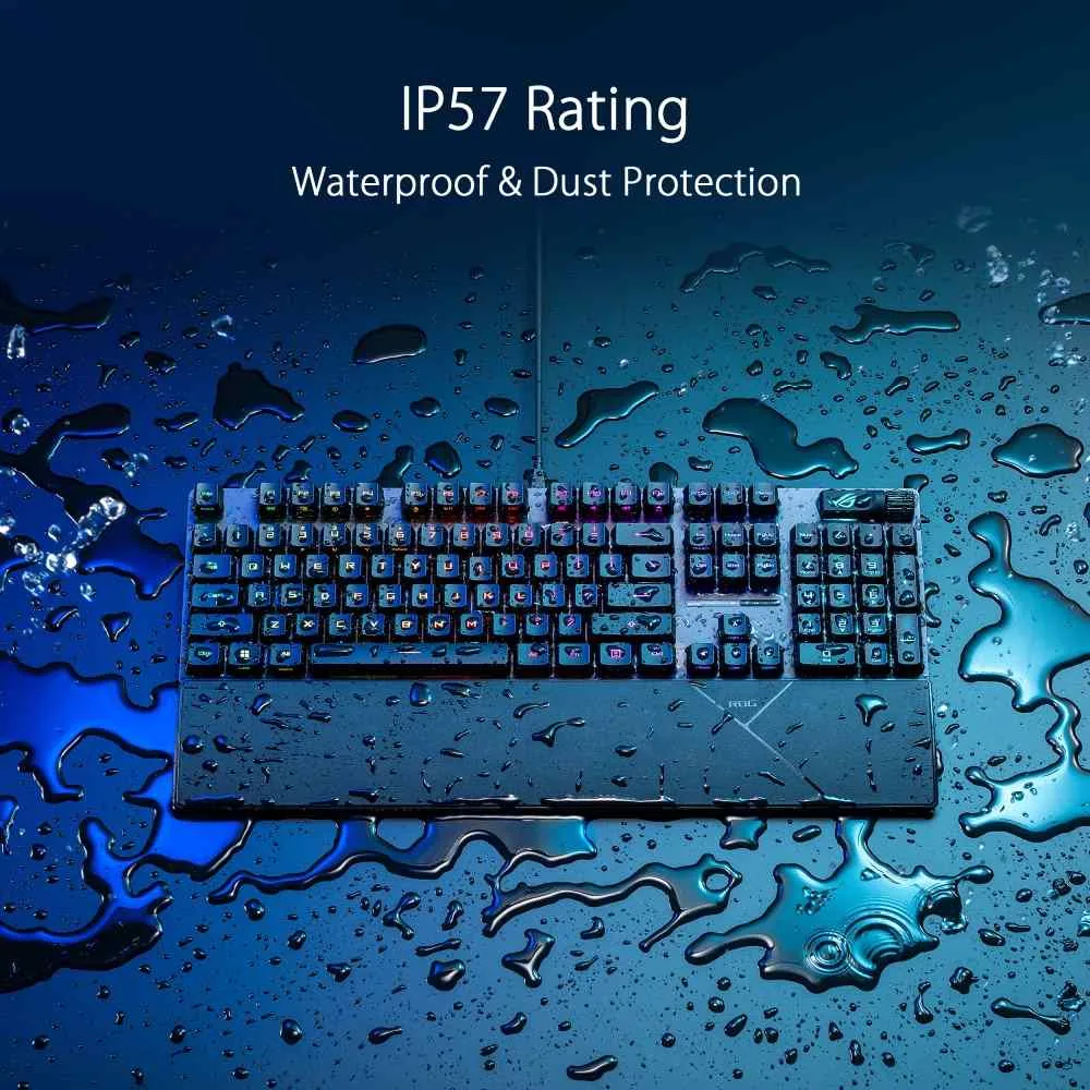 ASUS KB ROG STRIX SCOPE II (ROG RX RED PBT), mechanická, drátová, US