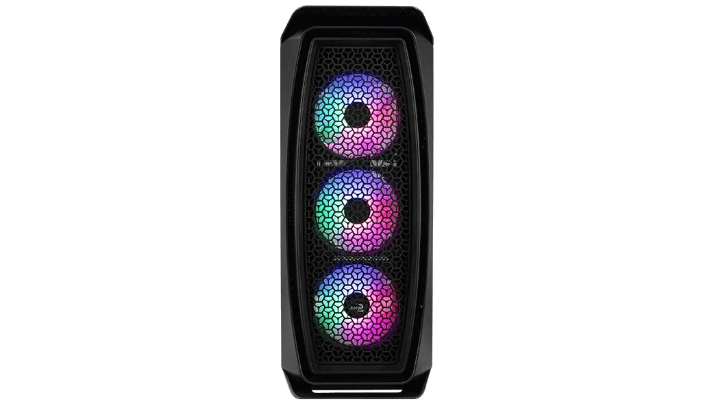 AEROCOOL skříň Aero One Frost ML G, Mid tower, 2x USB 3.0, 2x audio, 4x 120mm RGB Fan, bez zdroje