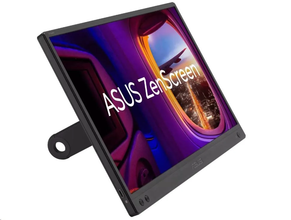 ASUS Monitor ZenScreen MB166CR, 15,6", IPS, 1920x1080, 16:9, 5ms, USB-C, 60Hz