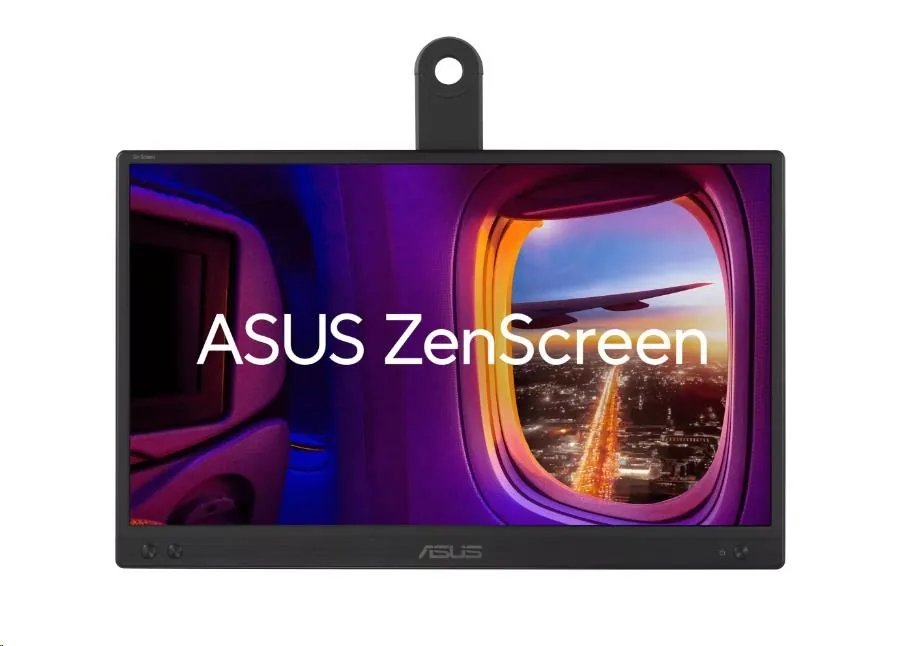 ASUS Monitor ZenScreen MB166CR, 15,6", IPS, 1920x1080, 16:9, 5ms, USB-C, 60Hz
