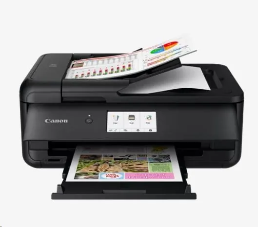 Canon PIXMA TS9550A - Multifunkční tiskárna - barva - tryskový - A3 (297 x 420 mm), A4 (210 x 297 mm), Legal (216 x 356 mm) (originální) - A3 (média) - až 15 ipm (tisk) - 200 listy - USB 2.0, LAN, Wi-Fi(n) - černá