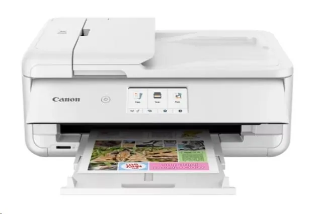 Canon PIXMA TS9551Ca - Multifunkční tiskárna - barva - tryskový - A4 (210 x 297 mm), Legal (216 x 356 mm) (originální) - A3 (média) - až 15 ipm (tisk) - 200 listy - USB 2.0, LAN, Wi-Fi(n) - bílá