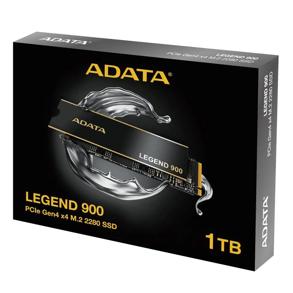 ADATA LEGEND 900/1TB/SSD/M.2 NVMe/Černá/Heatsink/5R