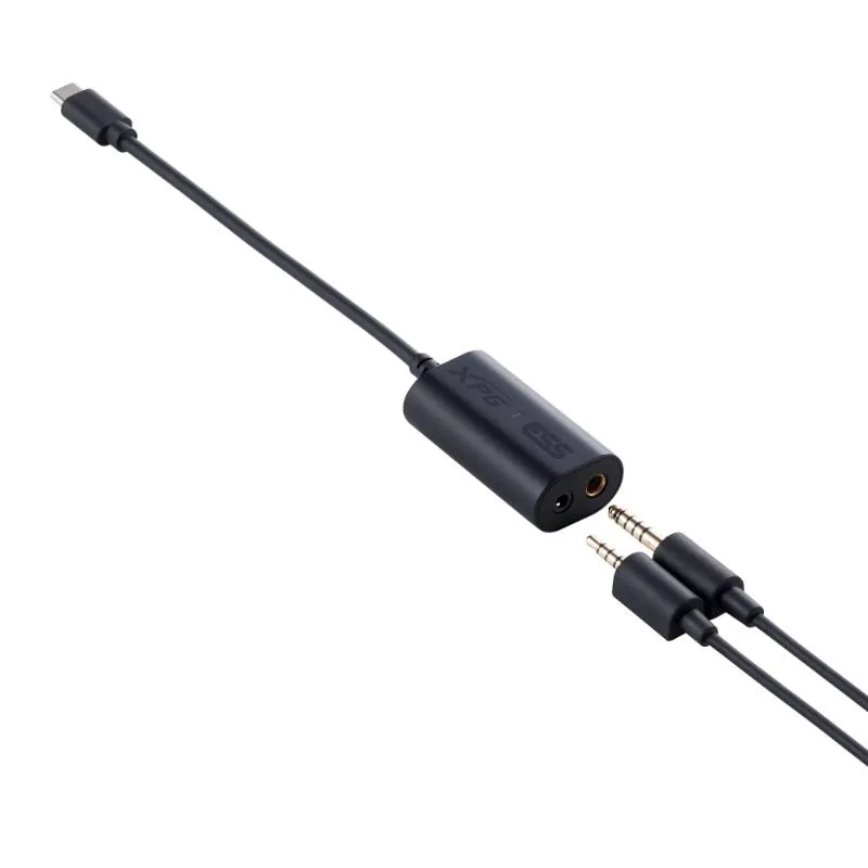 ADATA XPG Herní sluchátka PRECOG STUDIO, Drátové, 4.4mm Jack, USB, USB-C, černá