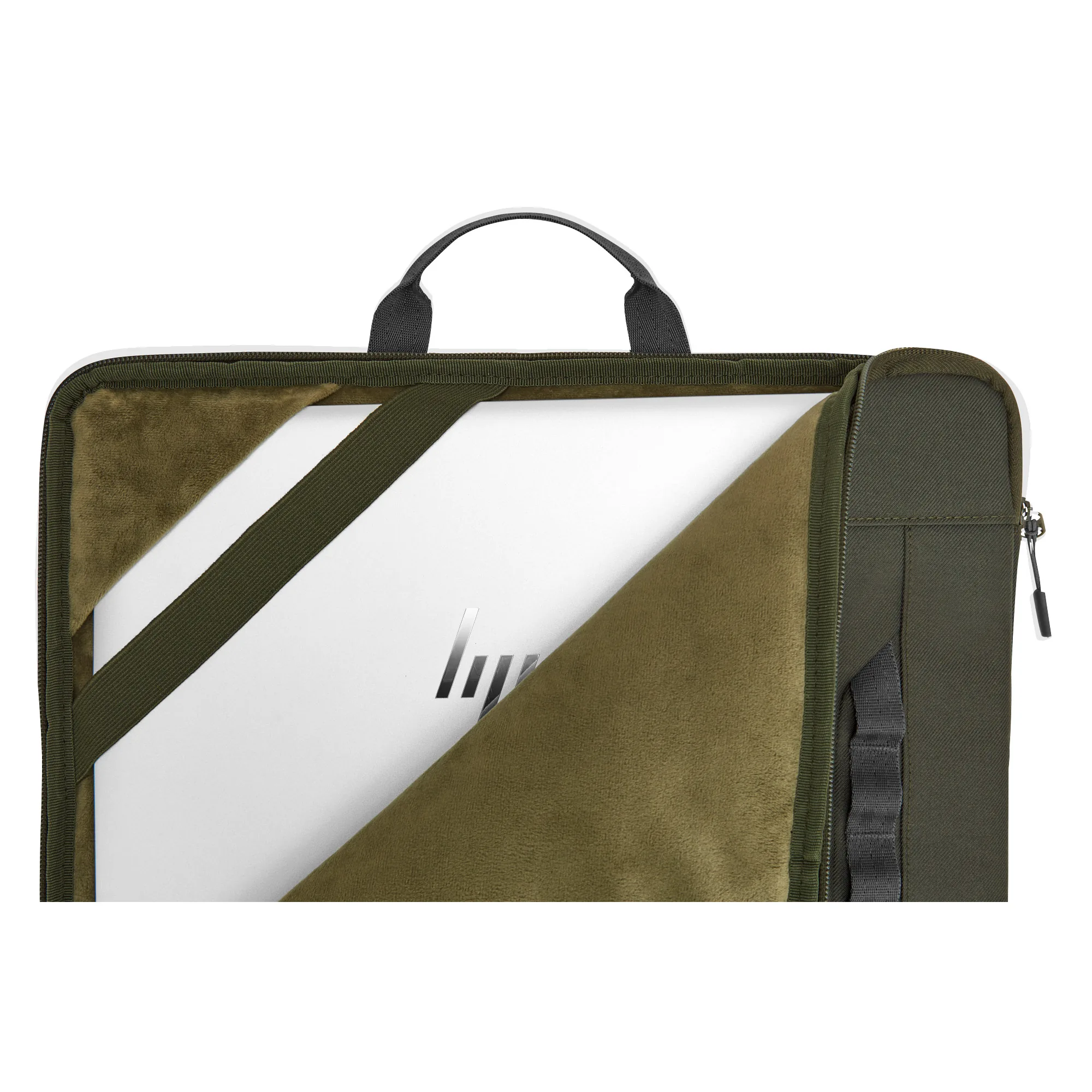 Pouzdro na notebook 15,6", zelená z polyester, voděodolný, HP