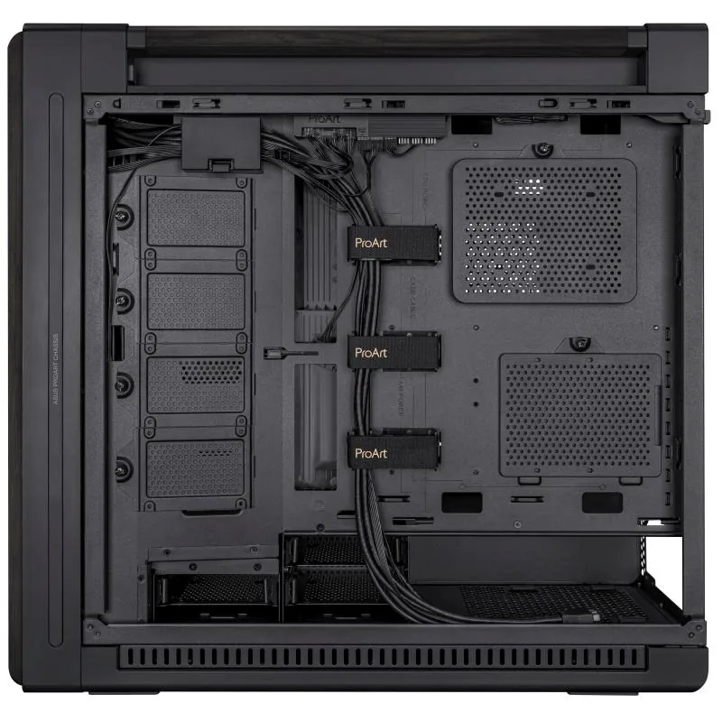 Skříň ASUS ProArt PA602 Wood TG PWM Black
