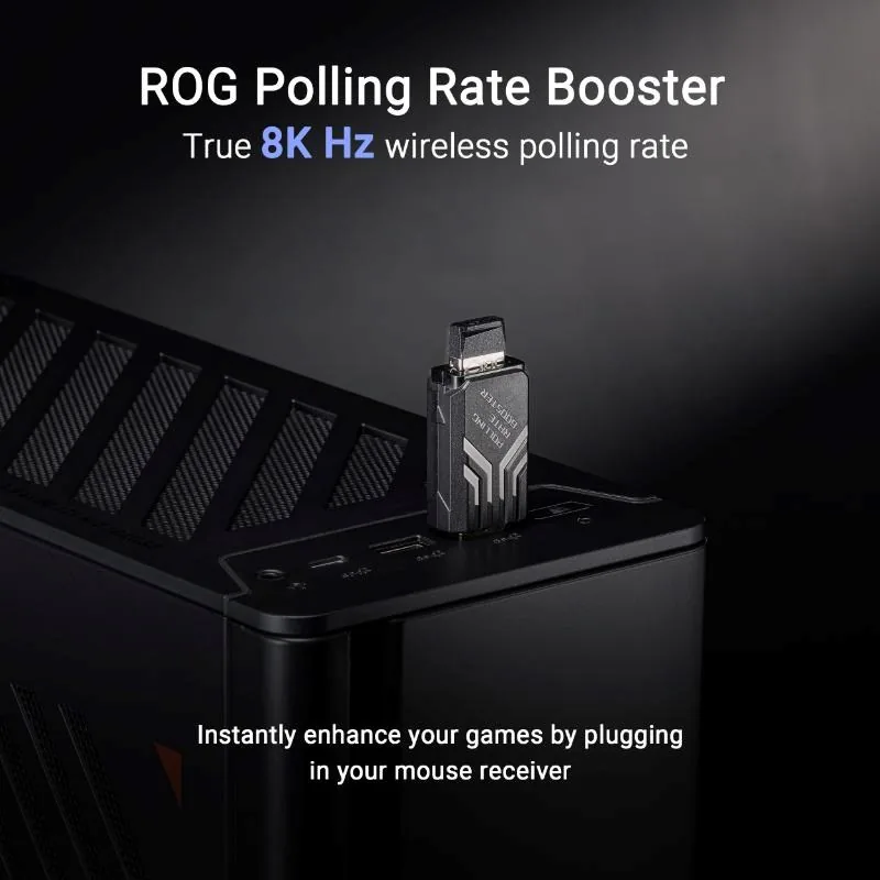ASUS Herní myš ROG Harpe Ace Extreme, Bezdrátová BT, RF 2.4GHz, černá