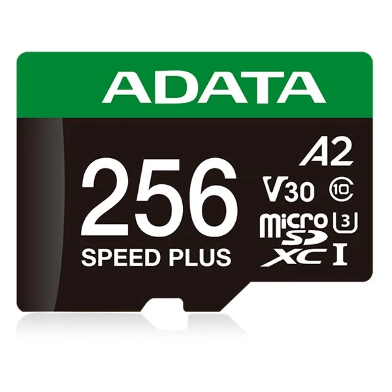 Adata Speed Plus/Micro SDXC/256GB/UHS-I U3 / Class 10/+ Adaptér