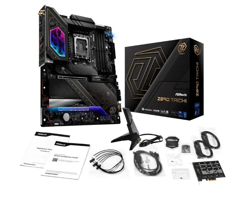 MB Asrock Z890 TAICHI LGA1851 4xDDR5 M.2 W7+BT5.4 HDMI TB4 ATX