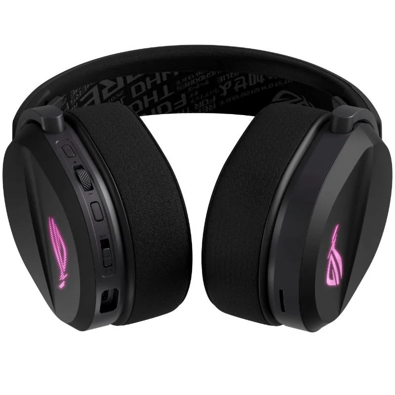 ASUS sluchátka ROG Pelta, Bezdrátové BT a RF 2.4GHz, ARGB, černá