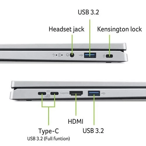 ACER NTB Aspire Go Spin 14 (AGSP14-31PT-C2S7),N150,14"WUXGA,8GB,512GB SSD,Intel Graphics,W11H,Silver