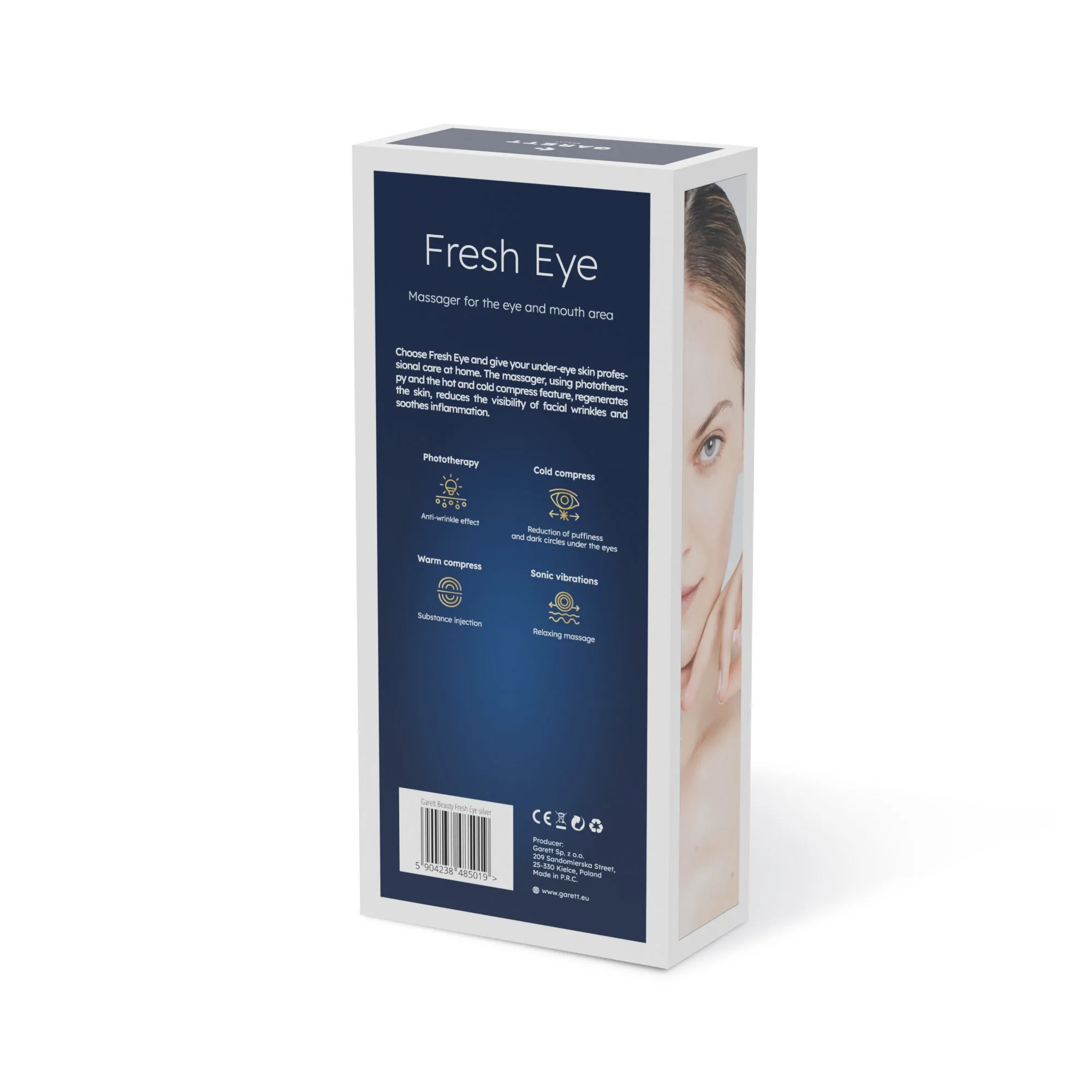Garett Beauty Fresh Eye - masážní přístroj na oblast očí a rtů
