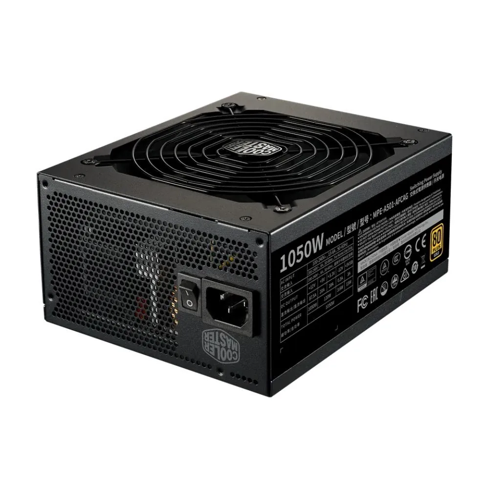 Cooler Master zdroj 1050W MWE Gold, 140mm, 80+ Gold, Plně modulární, ATX 3.1