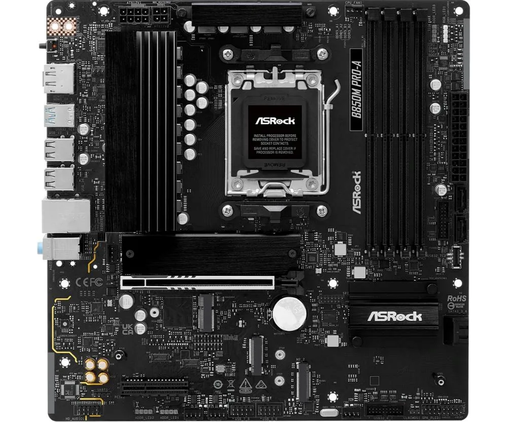 MB Asrock B850M PRO-A AM5 4xDDR5 M.2 HDMI DP mATX