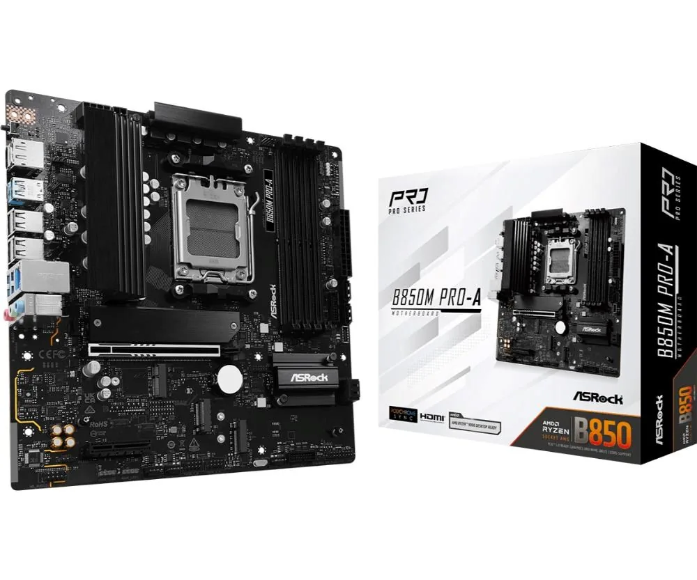 MB Asrock B850M PRO-A AM5 4xDDR5 M.2 HDMI DP mATX
