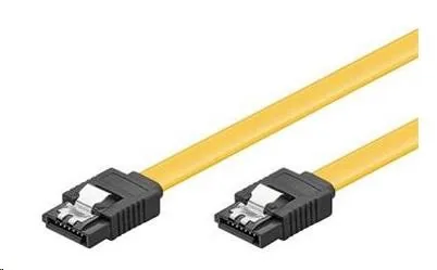PremiumCord 0,3m SATA 3.0 datový kabel 1.5GBs 3GBs 6GBs, kov.západka