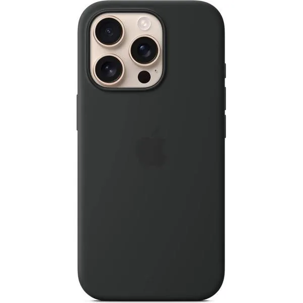 APPLE - iPhone 16 Pro Silikonové pouzdro s MagSafe - Černé, Model A3315