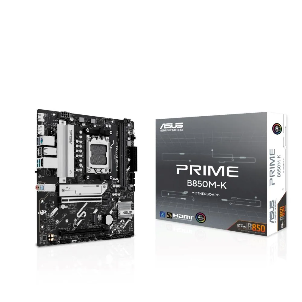 MB ASUS Prime B850M-K AM5 2xDDR5 M.2 HDMI DP mATX