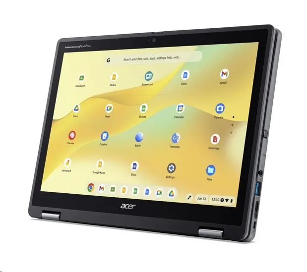 Acer Chromebook Spin 512/R857TN-TCO-C4LZ/N150/12,2"/WUXGA/T/8GB/128GB eMMC/UHD/Chrome EDU/Black/2R