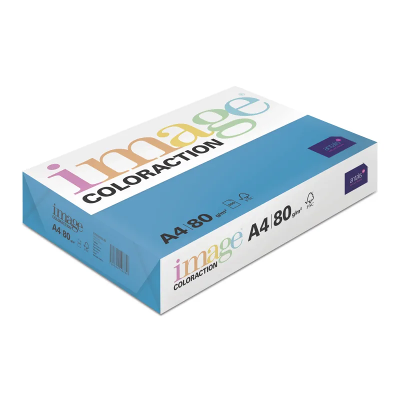 Antalis Papír Image Coloraction Stockholm - tmavě modrá (DB49) A4 (80g 500ks)