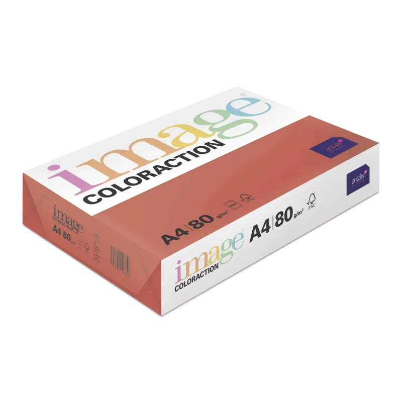 Antalis Papír Image Coloraction Chile - jahodově červená (CO44) A4 (80g 500ks)