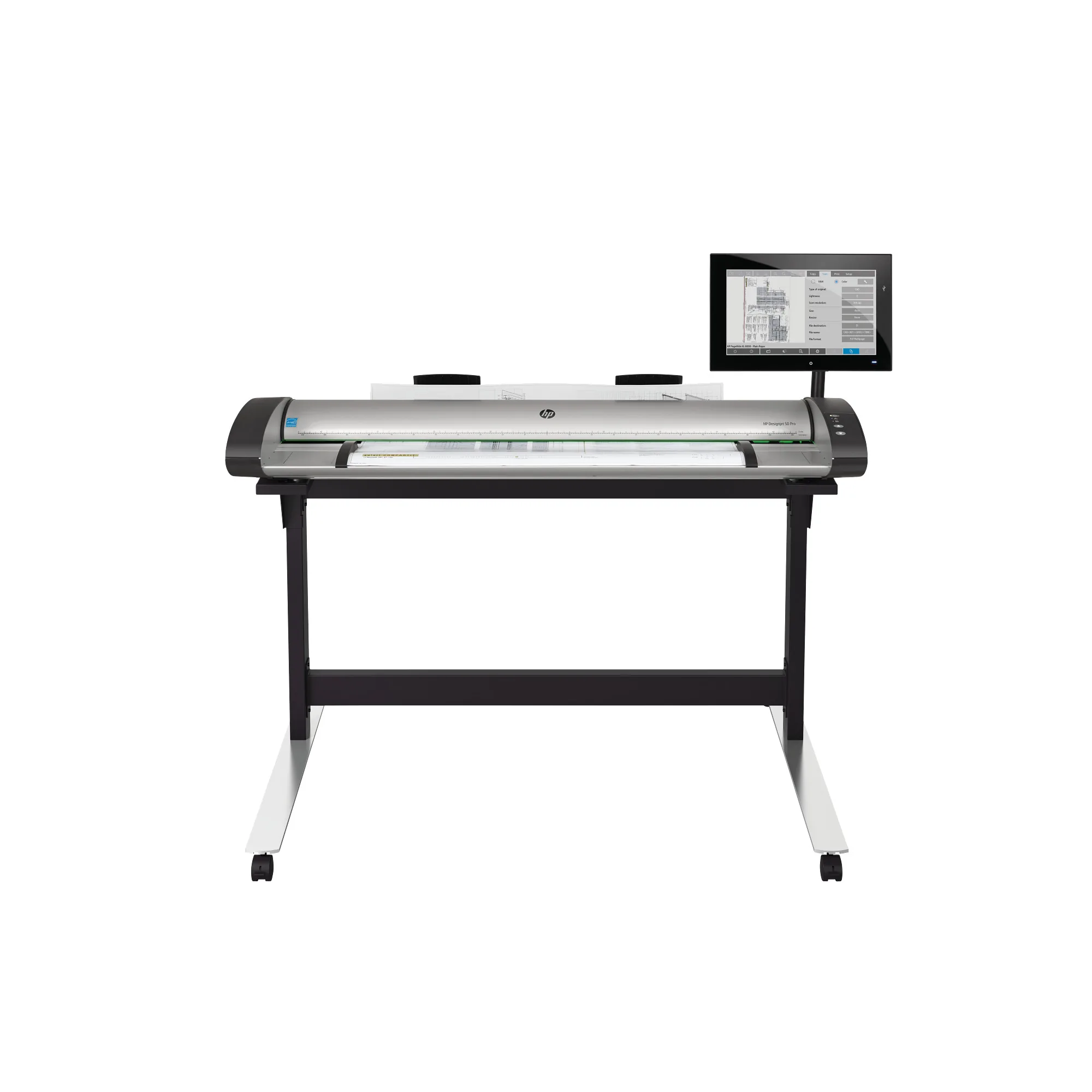 HP SD Pro 2 - Rolovací skener - Contact Image Sensor (CIS) - maximální šířka skenu: 44" - 1200 dpi x 1200 dpi - Gigabit LAN, USB 3.2 Gen 1, USB 2.0 - federal government