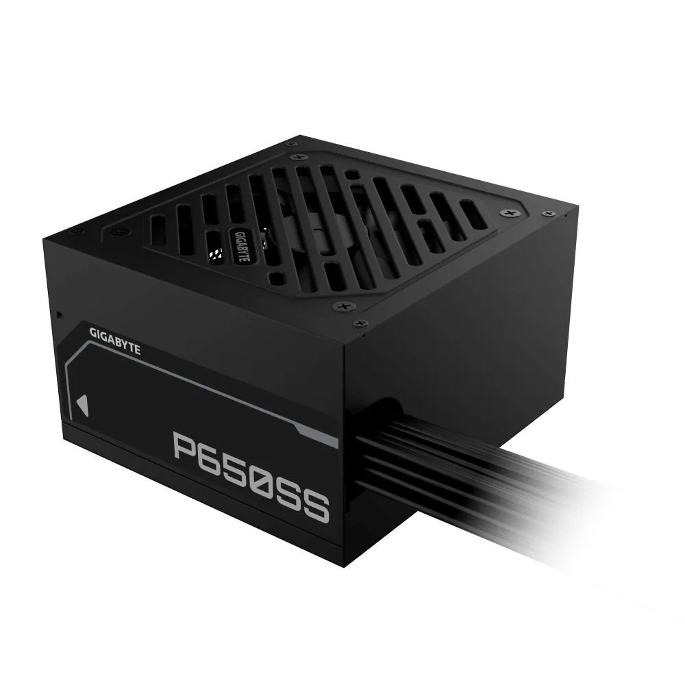 GIGABYTE zdroj P650SS, 650W, 80+ Silver, 120mm, ATX 3.0, černá
